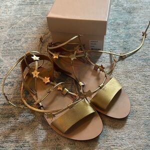 Lorffler Randal Starla Sandals gold 6.5